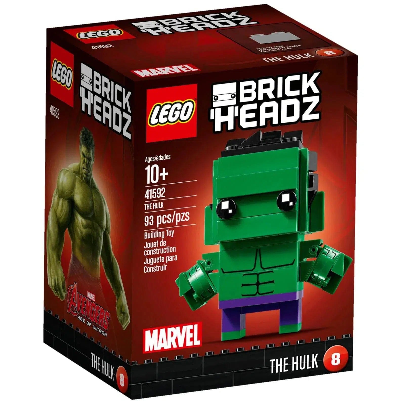 Enhancing problem-solving skills LEGOLEGO [BrickHeadz: Marvel] - The Hulk (41592)