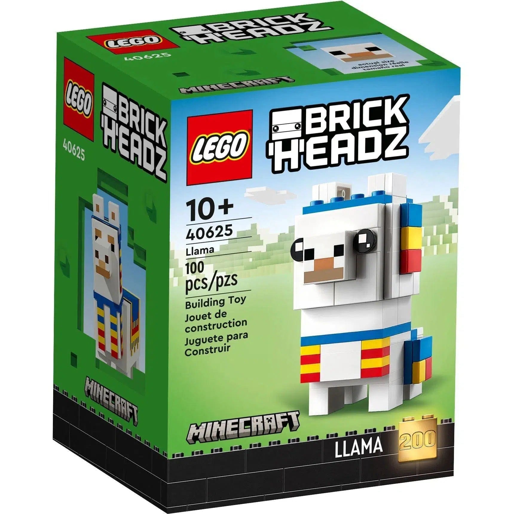 Seamlessly fitting LEGO connectionsLEGO [BrickHeadz: Minecraft] - Llama (40625)
