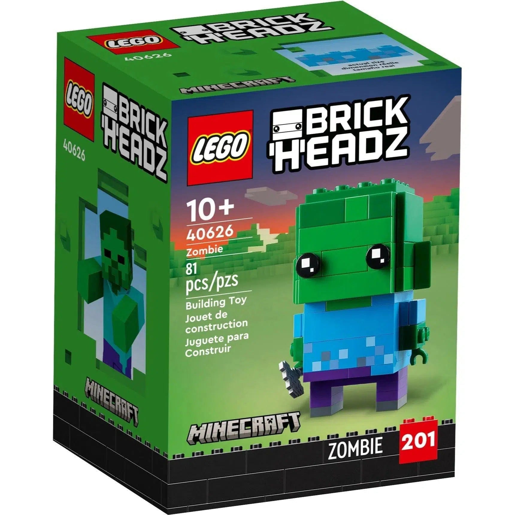 Inspiring creativity and innovation LEGOLEGO [BrickHeadz: Minecraft] - Zombie (40626)