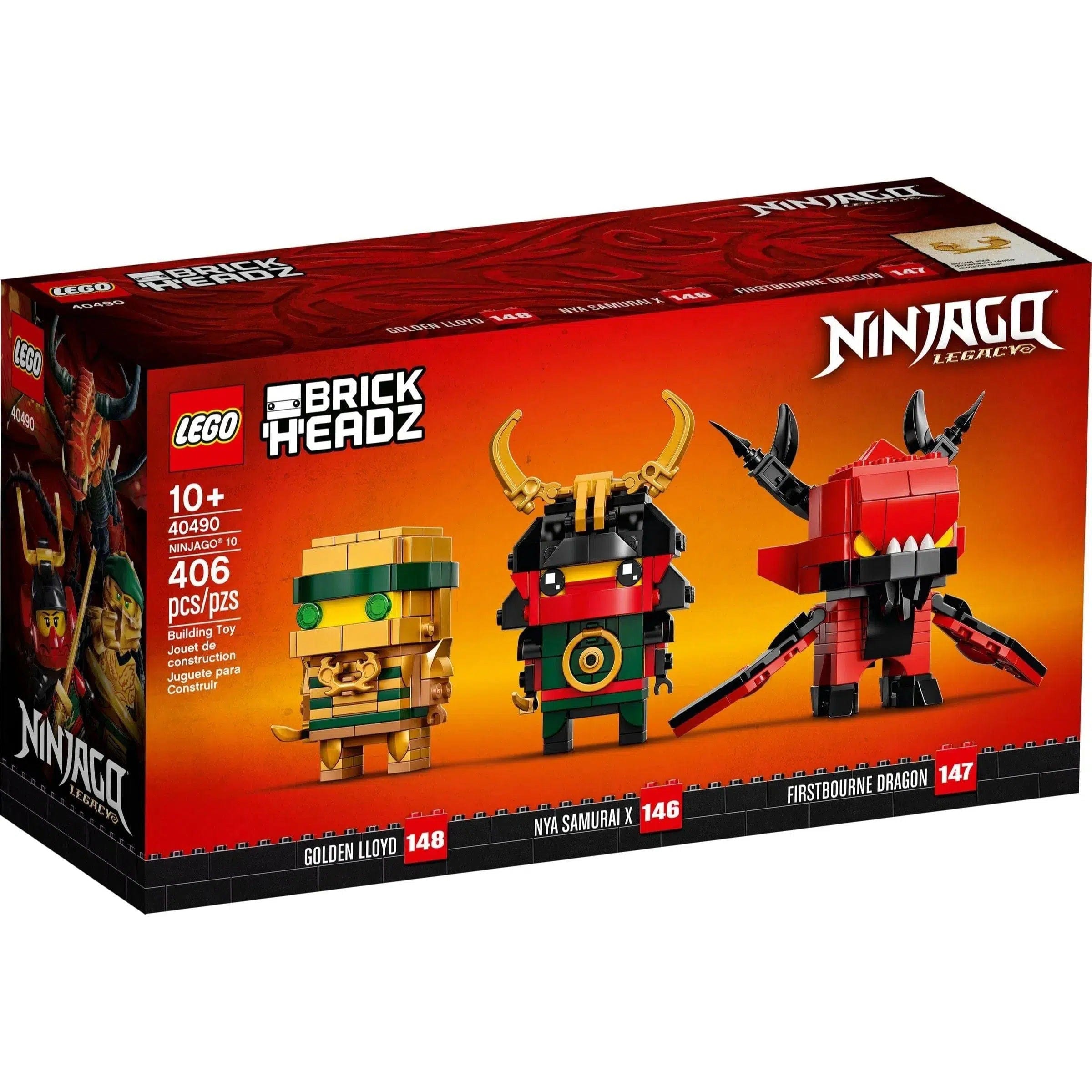 Inspiring future engineers LEGOLEGO [BrickHeadz] - Ninjago 10 (40490)