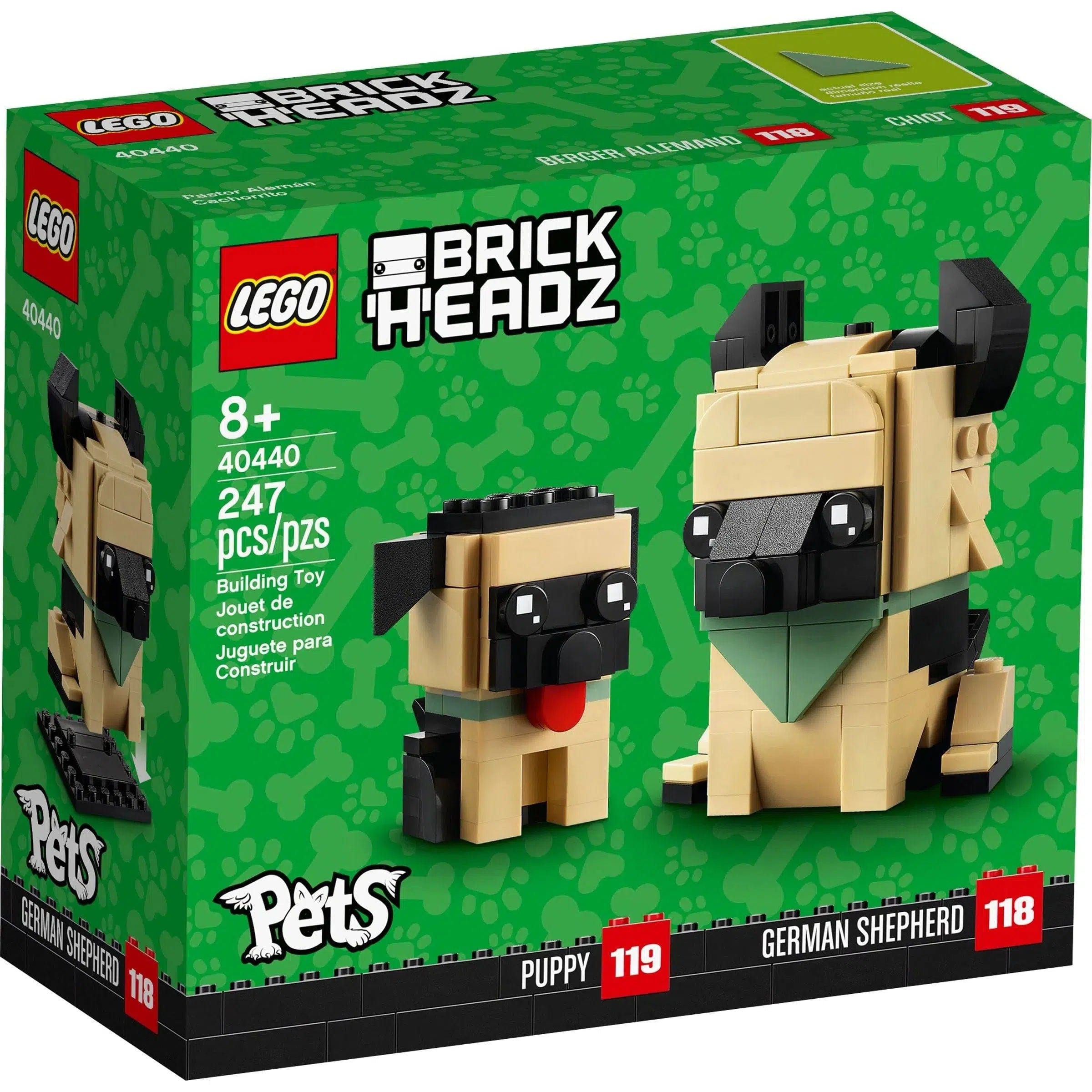 Offering endless possibilities LEGOLEGO [BrickHeadz: Pets] - German Shepherds (40440)