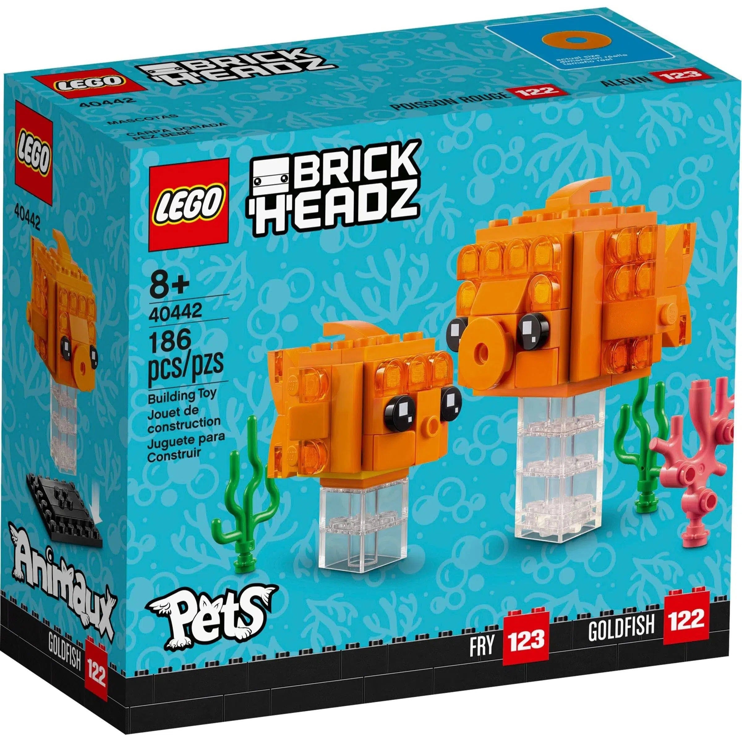Endlessly replayable LEGO scenariosLEGO [BrickHeadz: Pets] - Goldfish (40442)