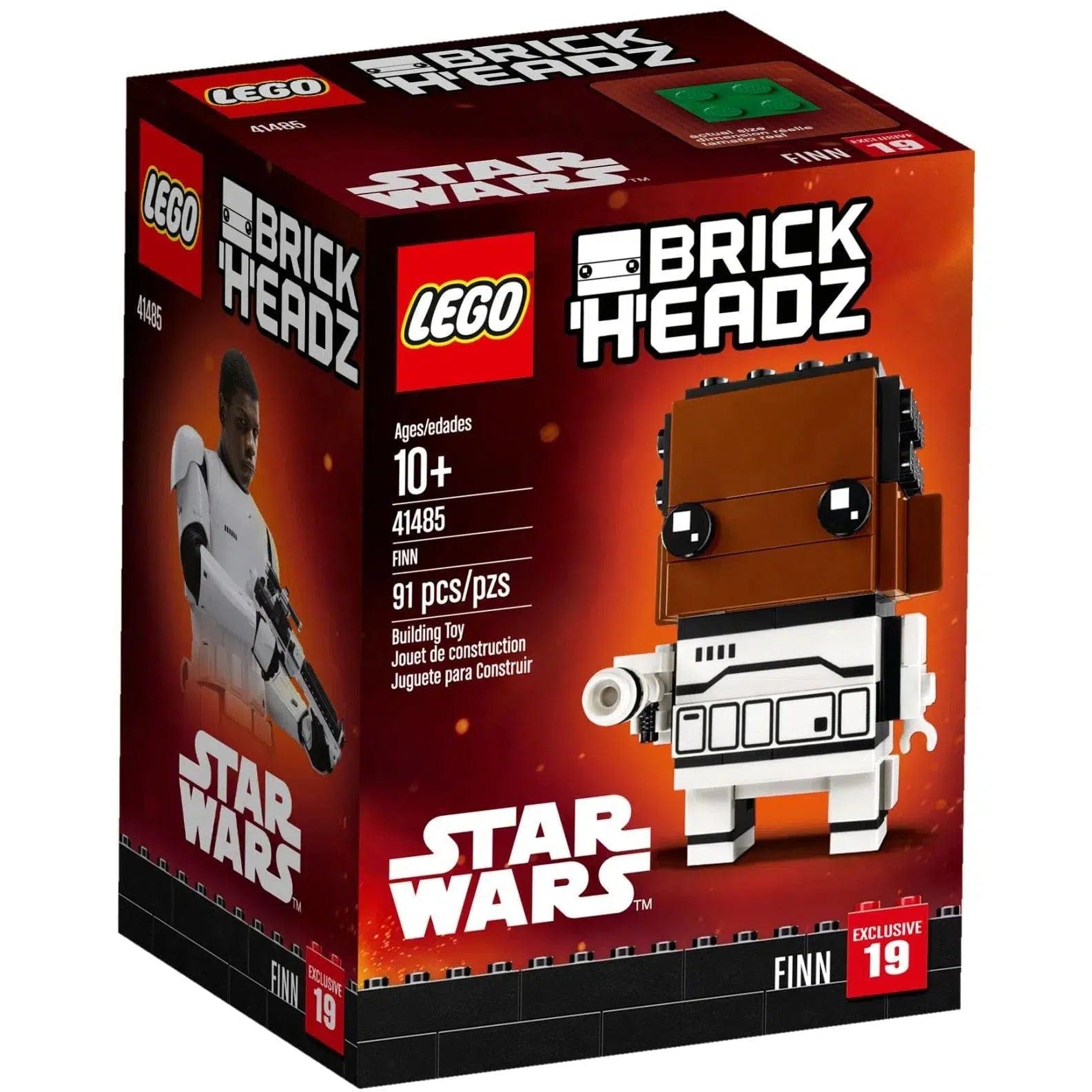 Stress-relieving LEGO buildingLEGO [BrickHeadz: Star Wars] - Finn (41485)