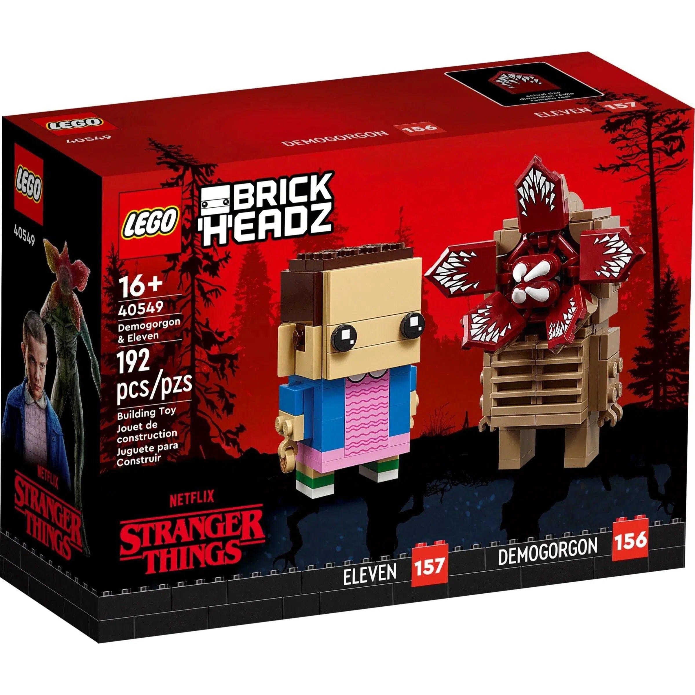 Skill-building LEGO activitiesLEGO [BrickHeadz: Stranger Things] - Demogorgon & Eleven (40549)