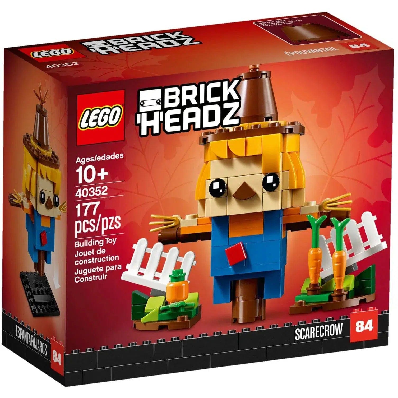 Finely detailed LEGO structuresLEGO [BrickHeadz] - Thanksgiving Scarecrow (40352)