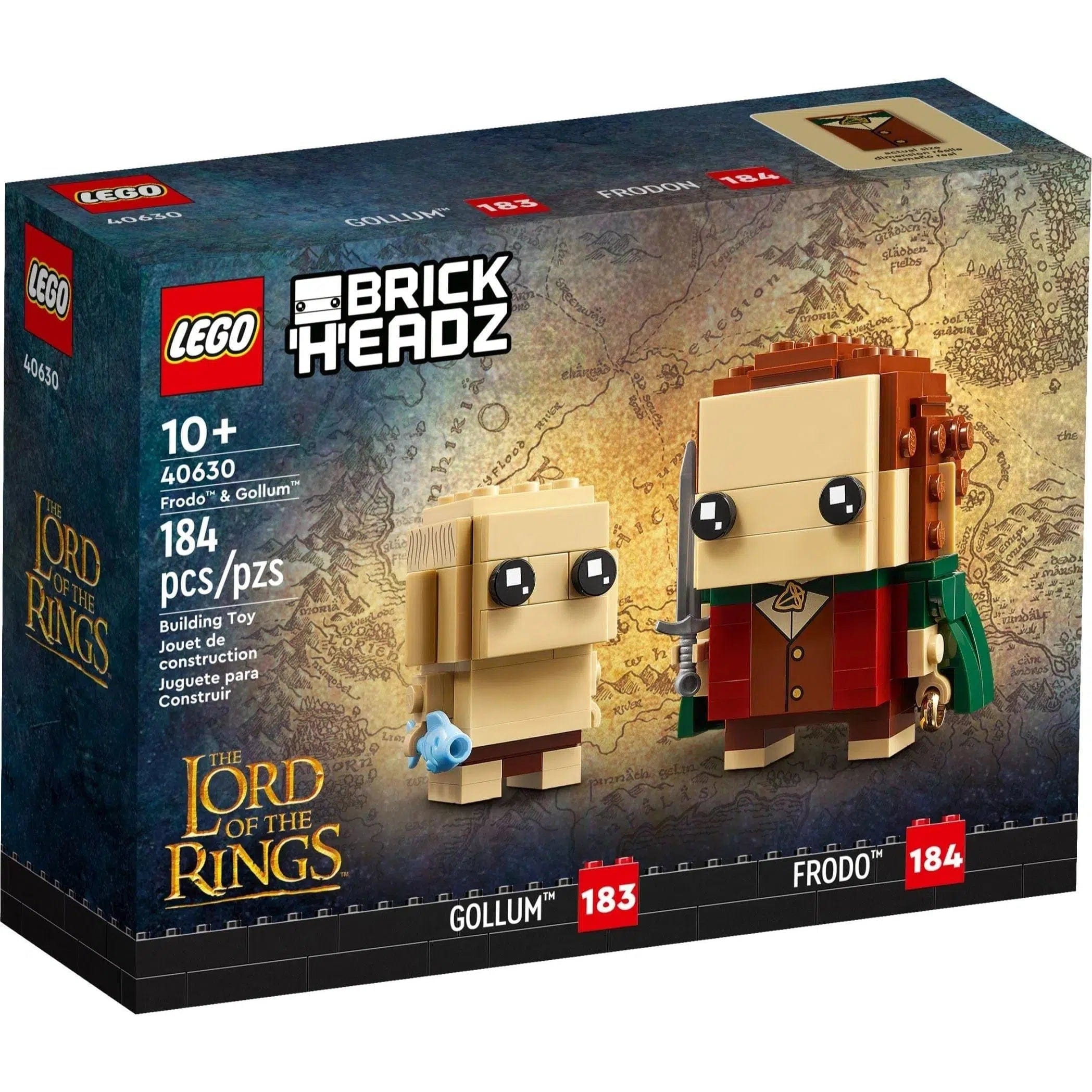 Customizable and personalized LEGO optionsLEGO [BrickHeadz: The Lord of the Rings] - Frodo & Gollum (40630)