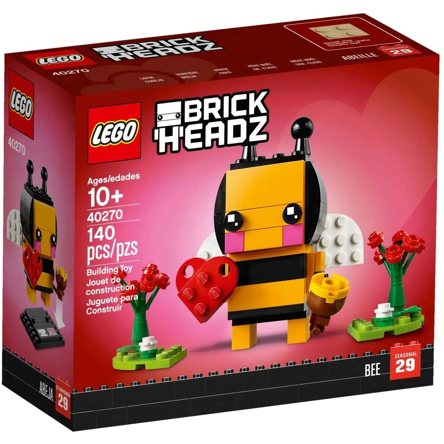 Promoting spatial awareness LEGOLEGO [BrickHeadz] - Valentine's Bee (40270)