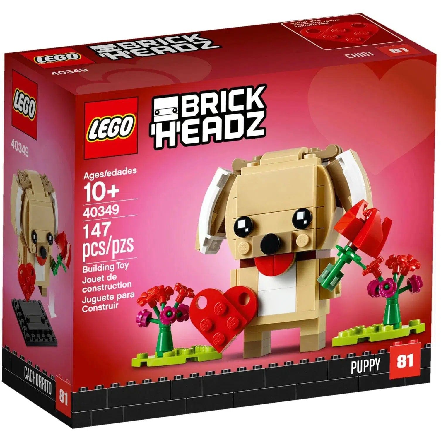 Stimulating and engaging LEGO playLEGO [BrickHeadz] - Valentine's Puppy (40349)