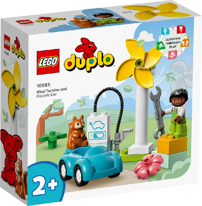Promoting language development LEGOLEGO DUPLO Wind Turbine and Electric Car 10985