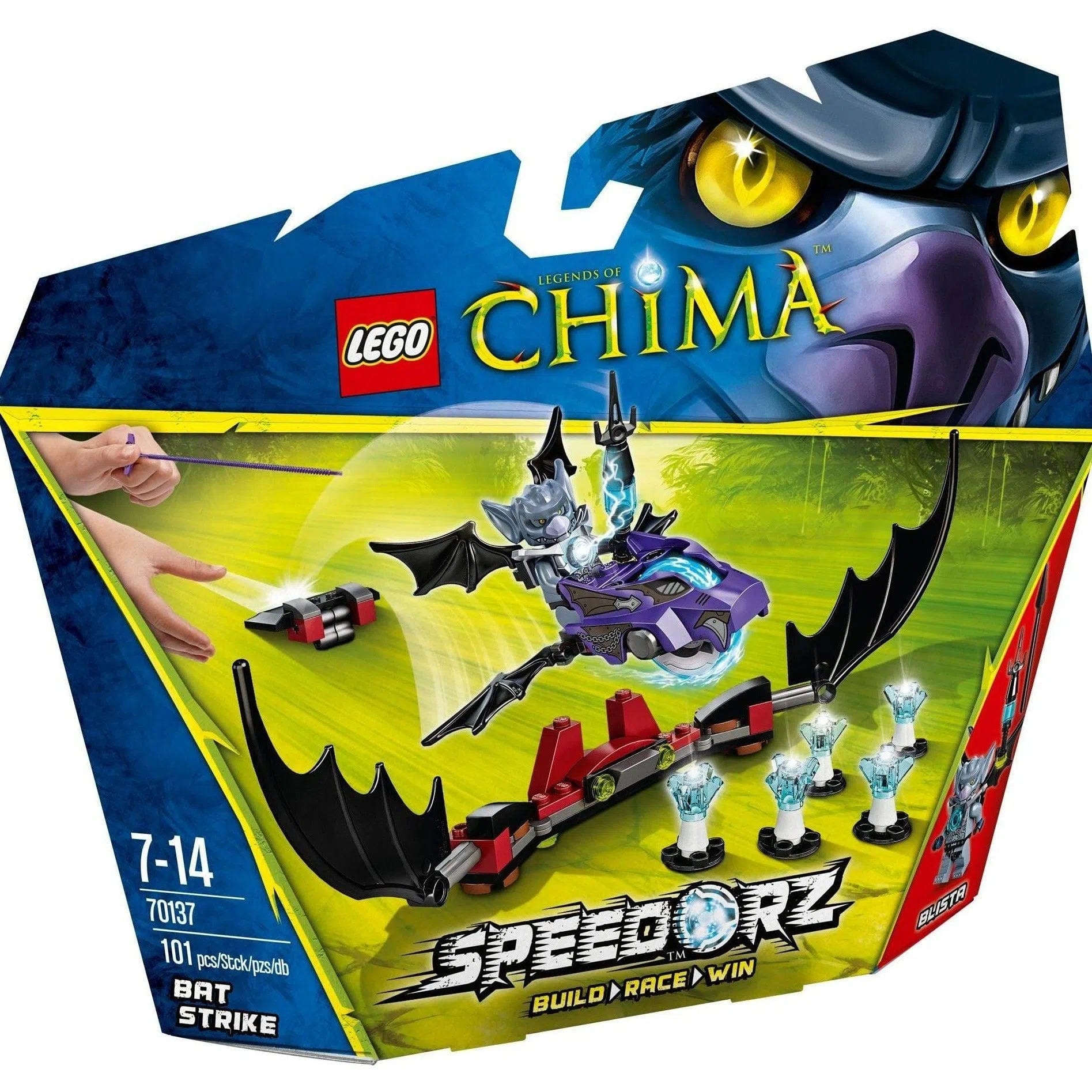 Intricately designed LEGOLEGO [Legends of Chima] - Bat Strike (70137)
