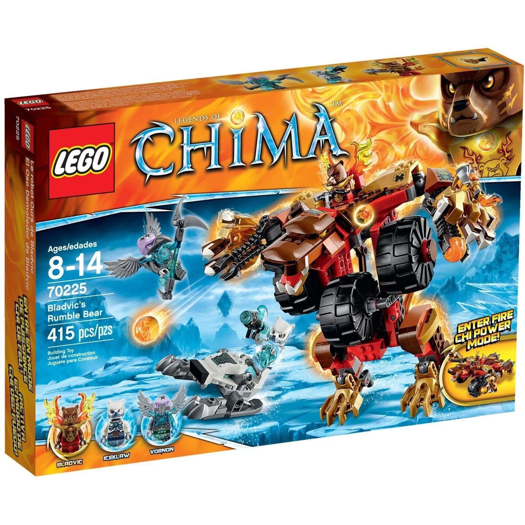 Collectible and valuable LEGO itemsLEGO [Legends of Chima] - Bladvic's Rumble Bear (70225)