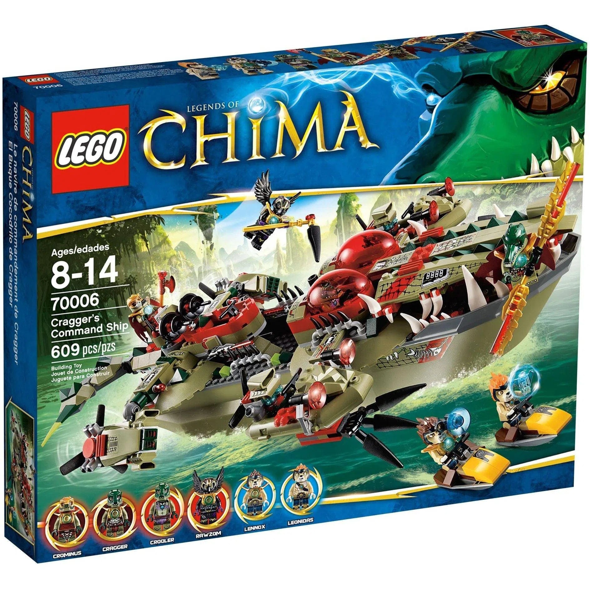 Encouraging imaginative storytelling LEGOLEGO [Legends of Chima] - Cragger's Command Ship (70006)