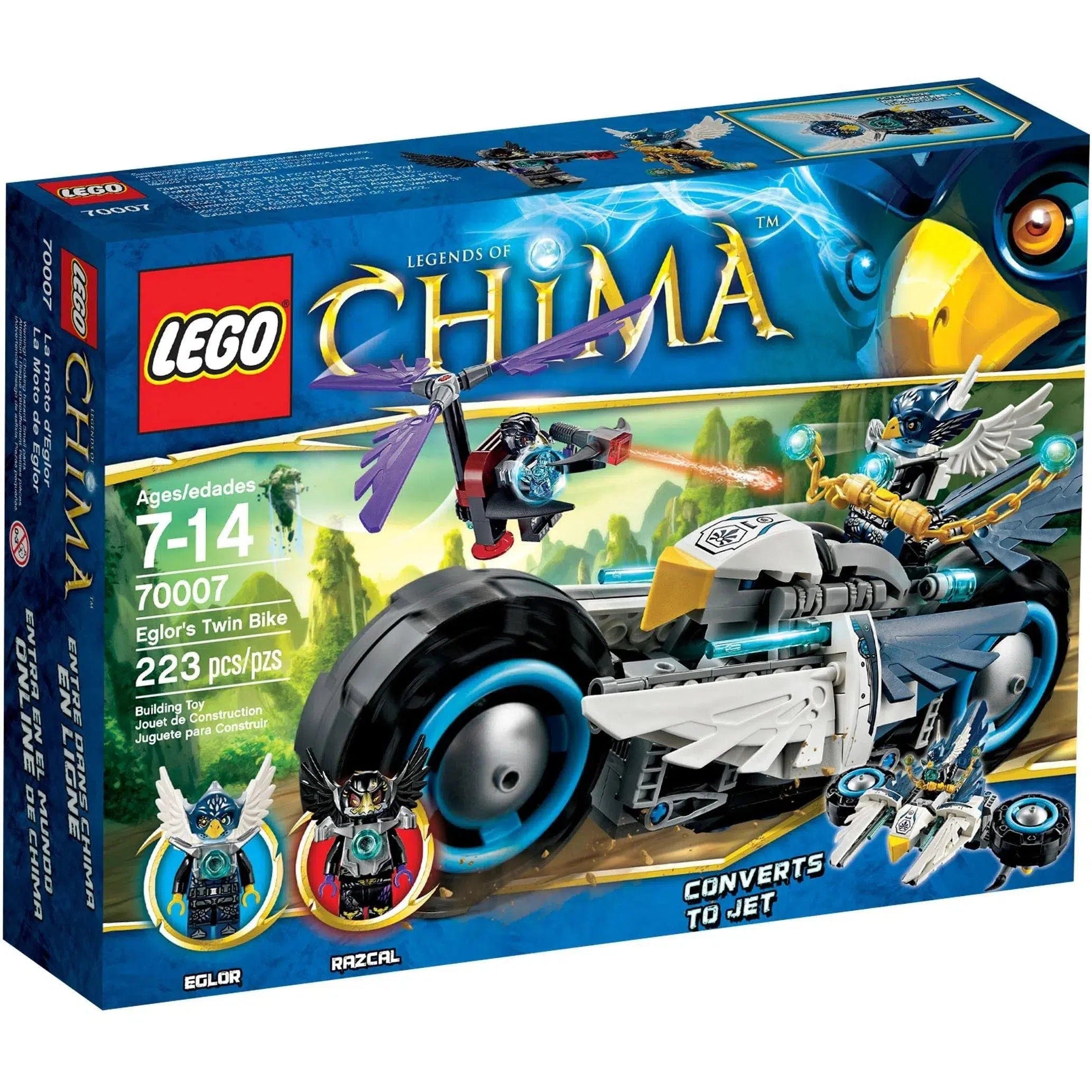 Intricate and intricate LEGO designsLEGO [Legends of Chima] - Eglor's Twin Bike (70007)