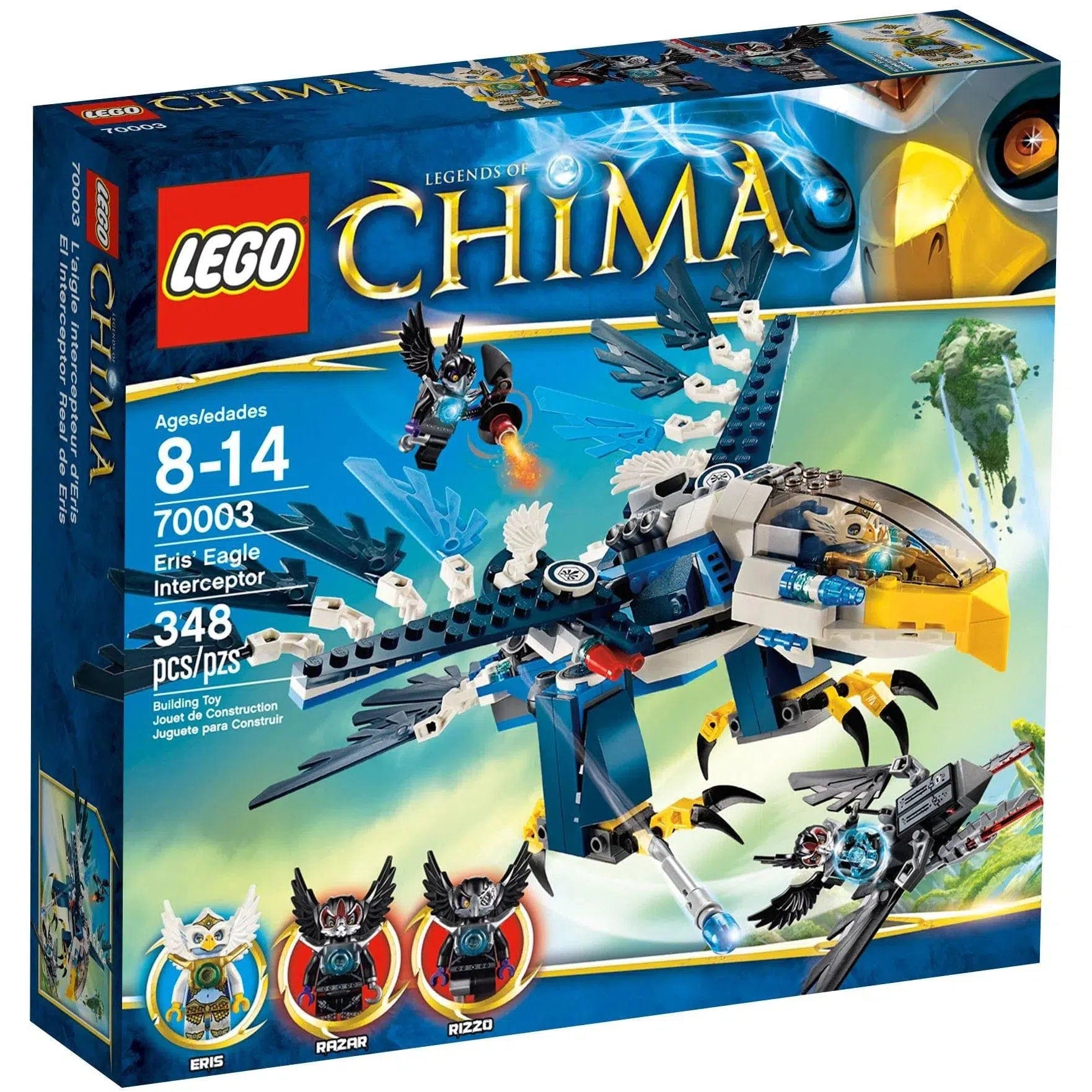 Precisely scaled LEGO miniaturesLEGO [Legends of Chima] - Eris' Eagle Interceptor (70003)