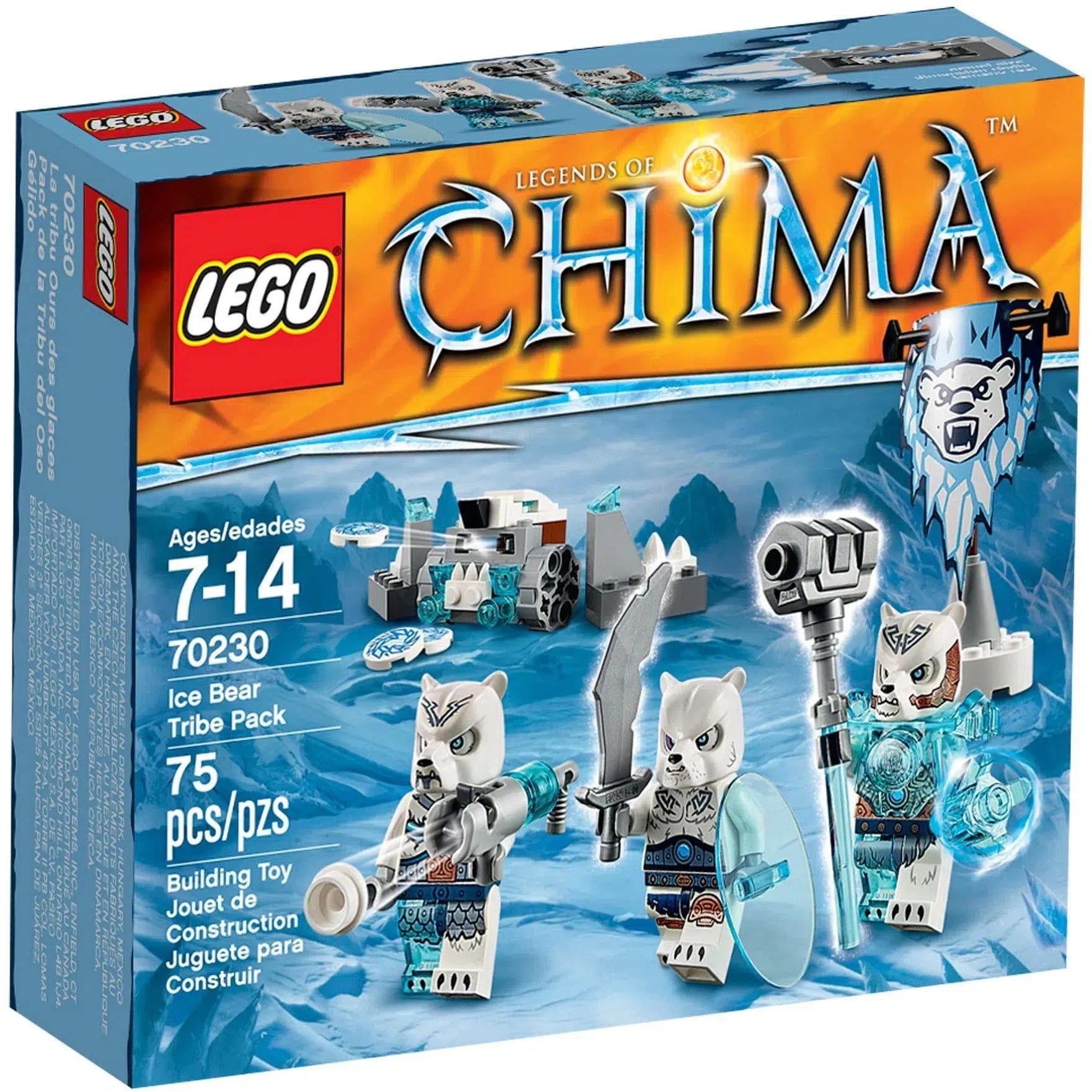 Finely detailed LEGO structuresLEGO [Legends of Chima] - Ice Bear Tribe Pack (70230)