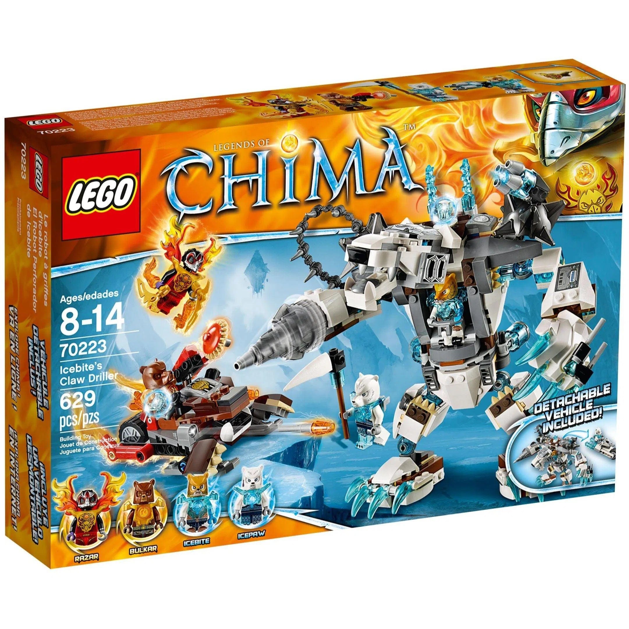 Engagement-boosting LEGO activitiesLEGO [Legends of Chima] - Icebite's Claw Driller (70223)