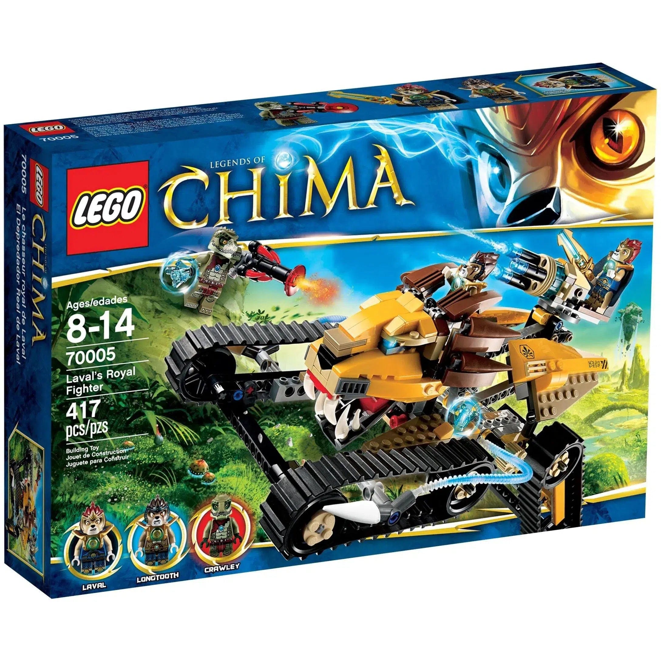 Promoting critical thinking LEGO challengesLEGO [Legends of Chima] - Laval's Royal Fighter (70005)