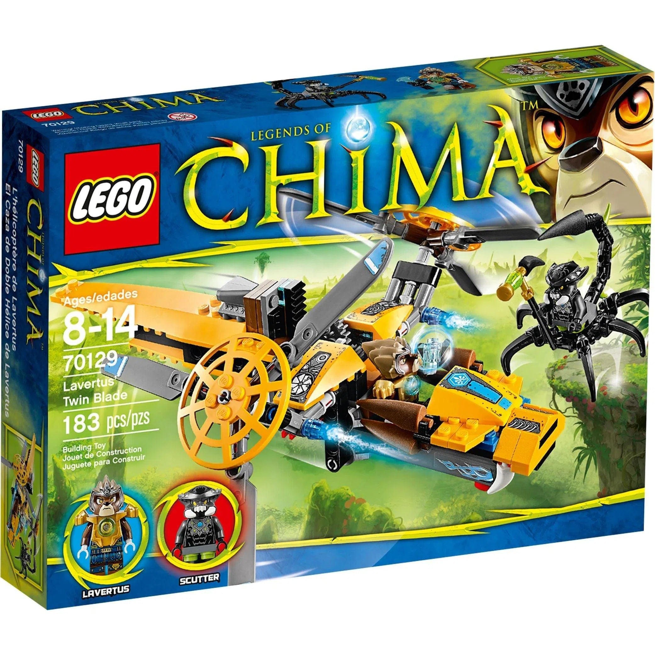 Inspiring problem-solving LEGO challengesLEGO [Legends of Chima] - Lavertus' Twin Blade (70129)