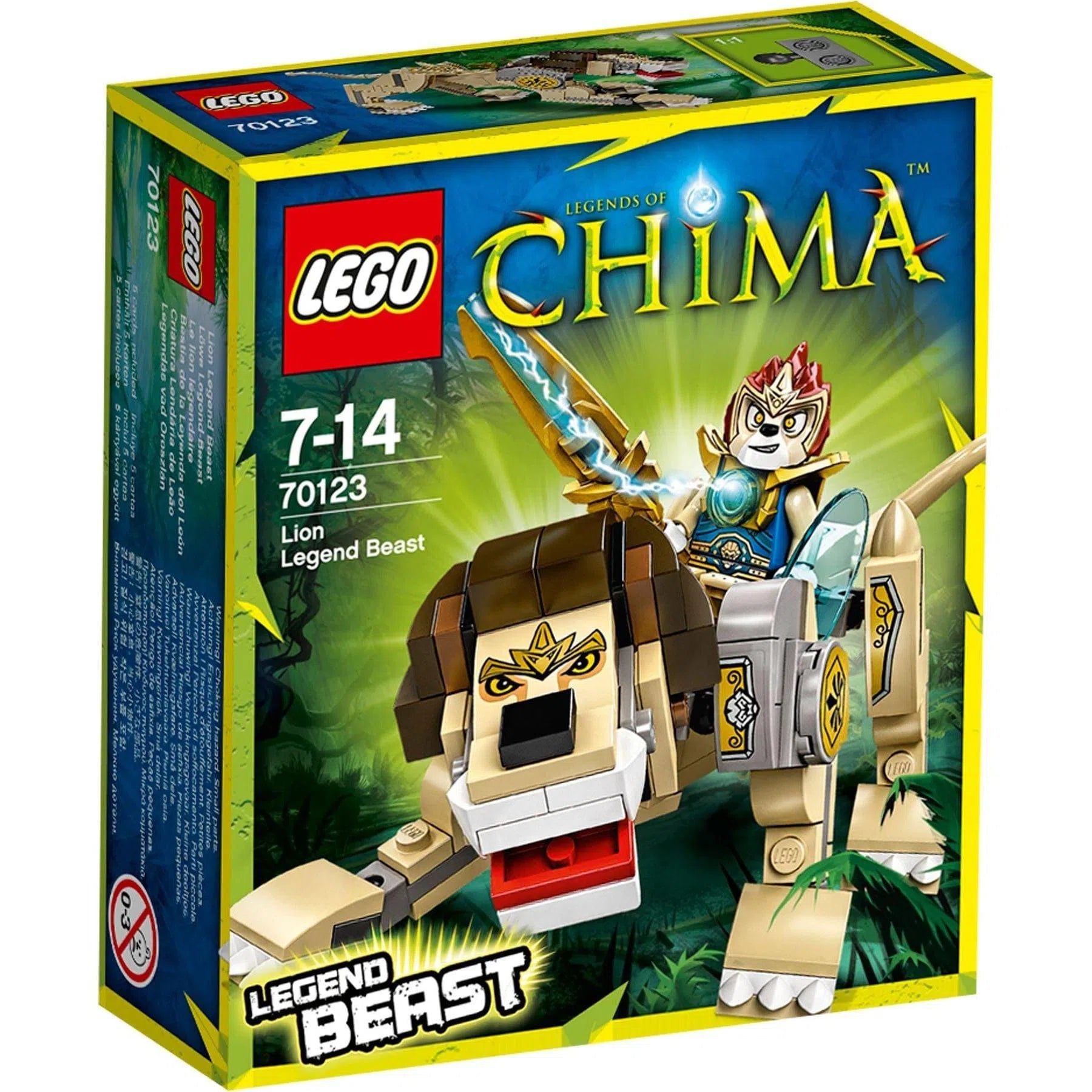 Promoting social skills LEGO playLEGO [Legends of Chima] - Lion Legend Beast (70123)