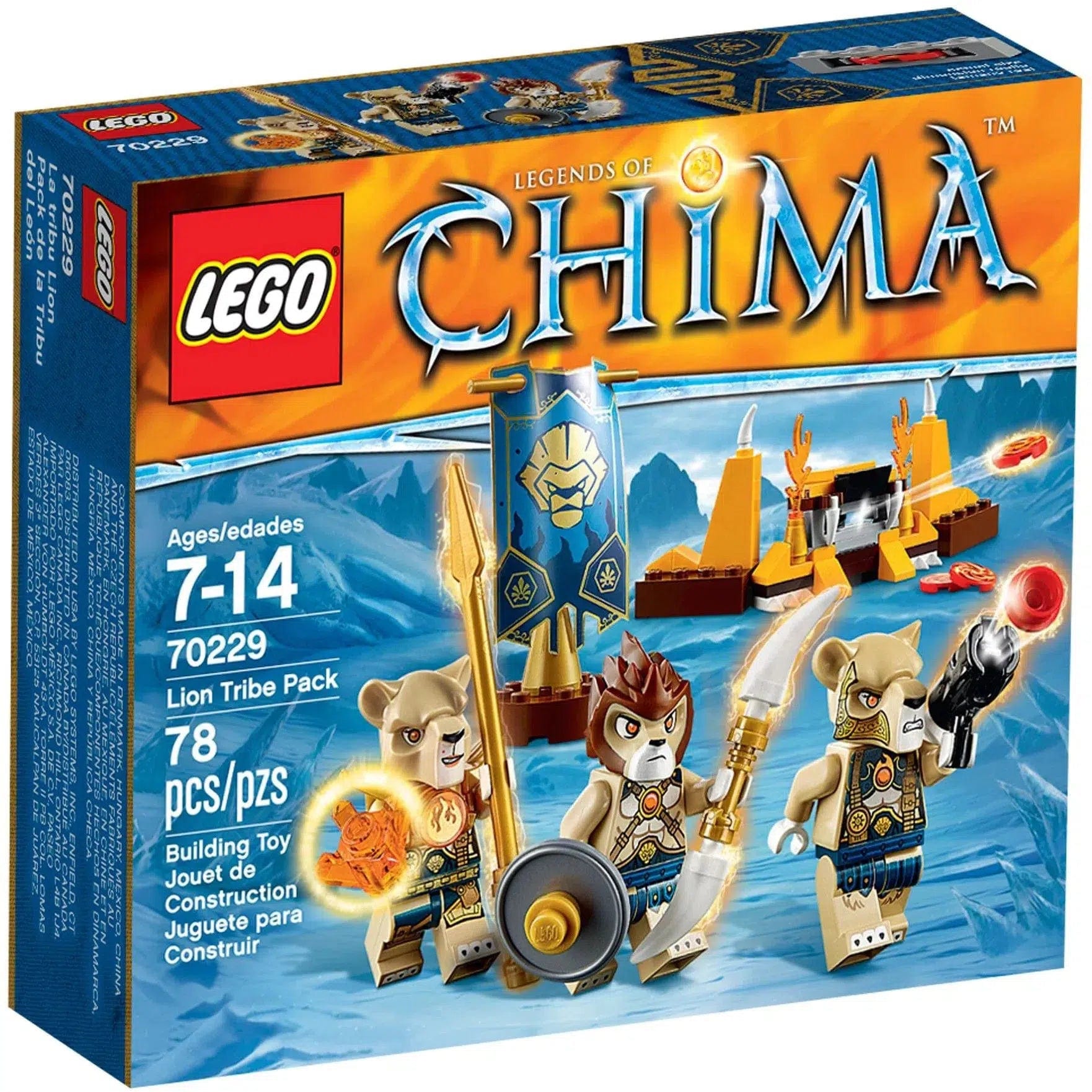 Age-appropriate LEGO toysLEGO [Legends of Chima] - Lion Tribe Pack (70229)