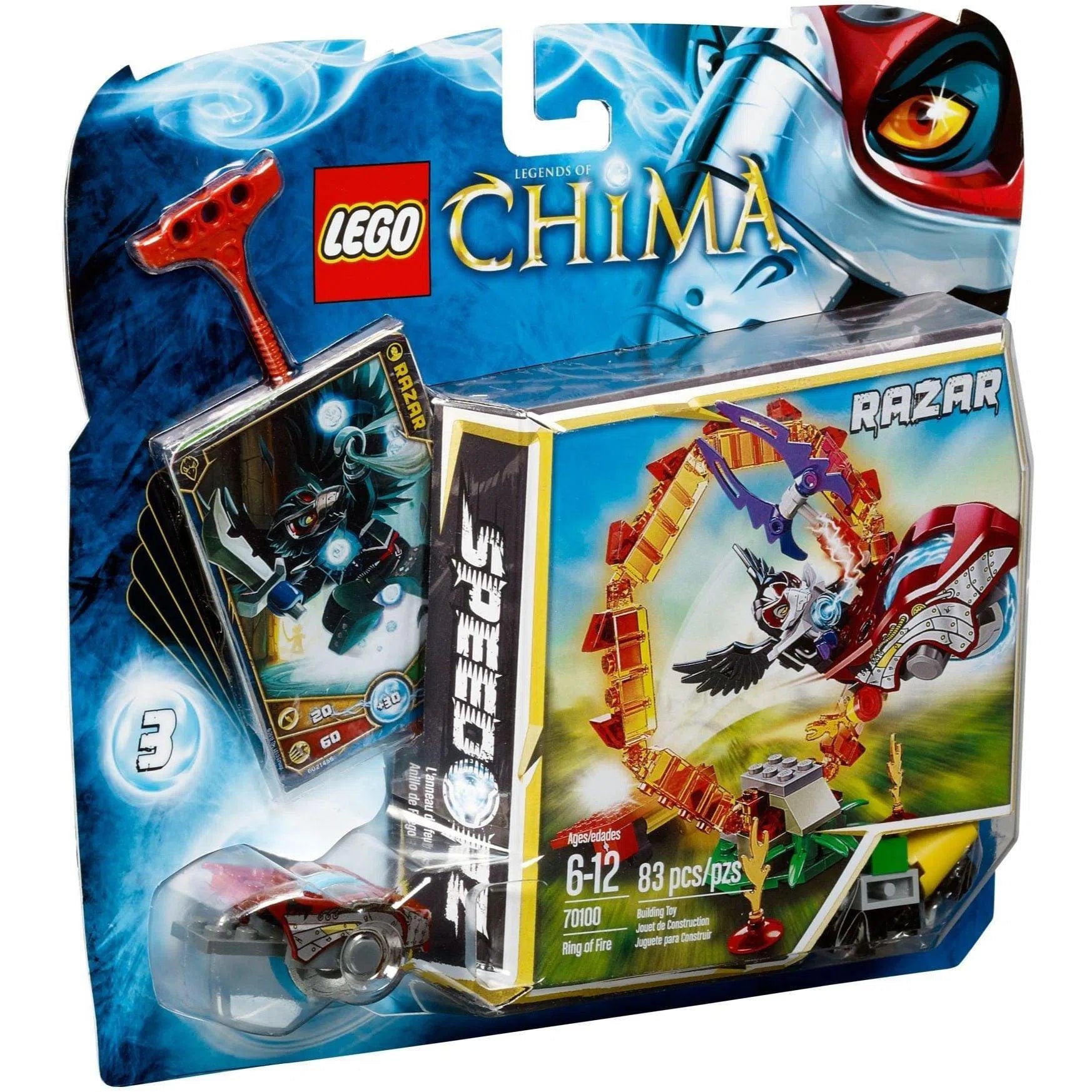 Iconic and recognizable LEGO charactersLEGO [Legends of Chima] - Ring of Fire (70100)