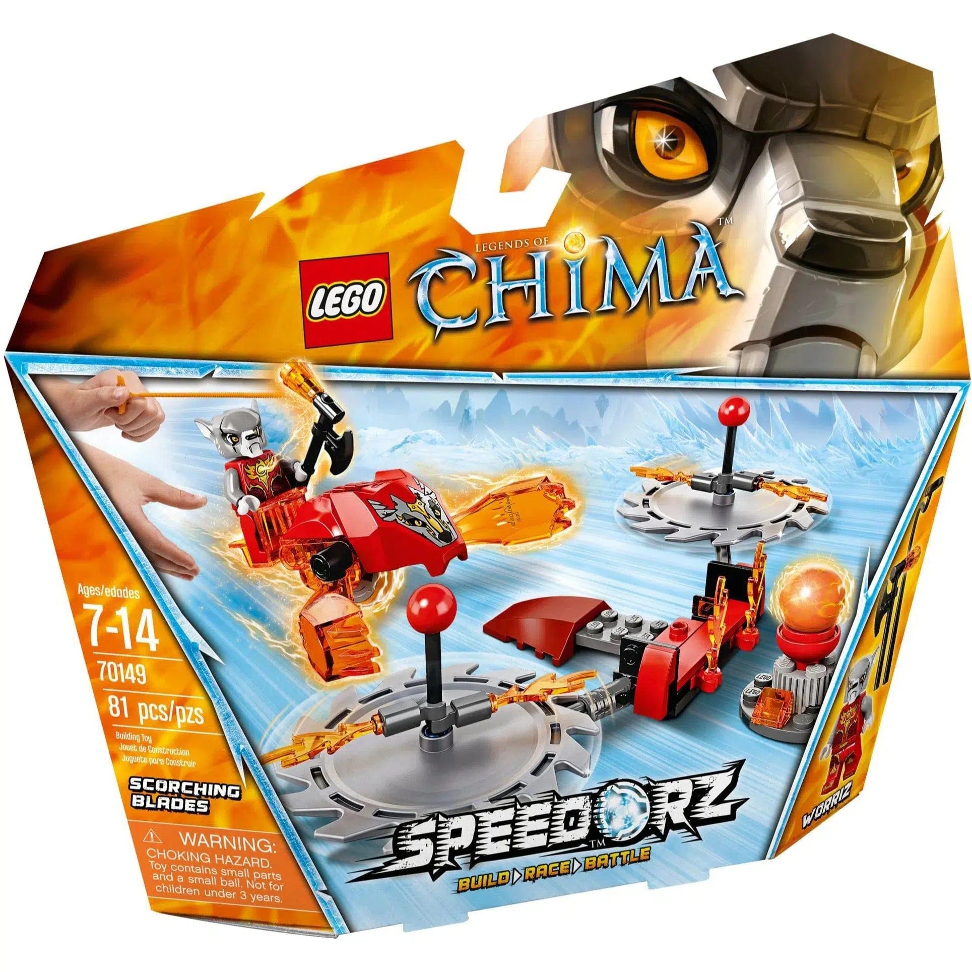 Fostering patience and perseverance LEGOLEGO [Legends of Chima] - Scorching Blades (70149)