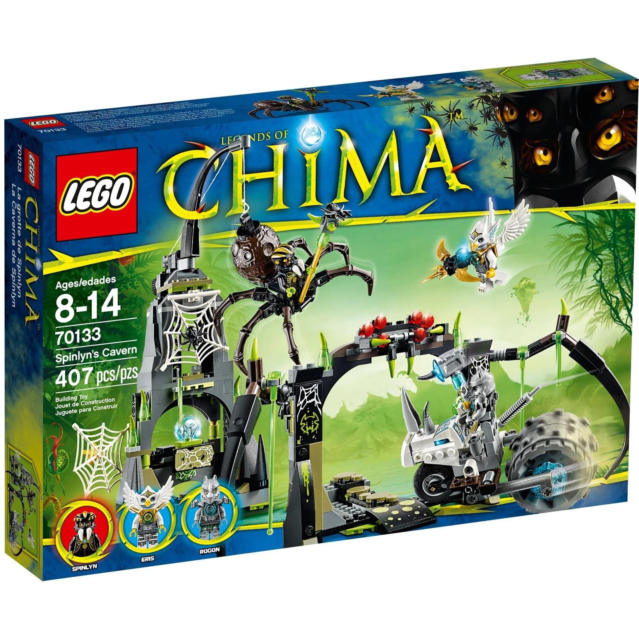 Beautifully crafted LEGO sculpturesLEGO [Legends of Chima] - Spinlyn's Cavern (70133)