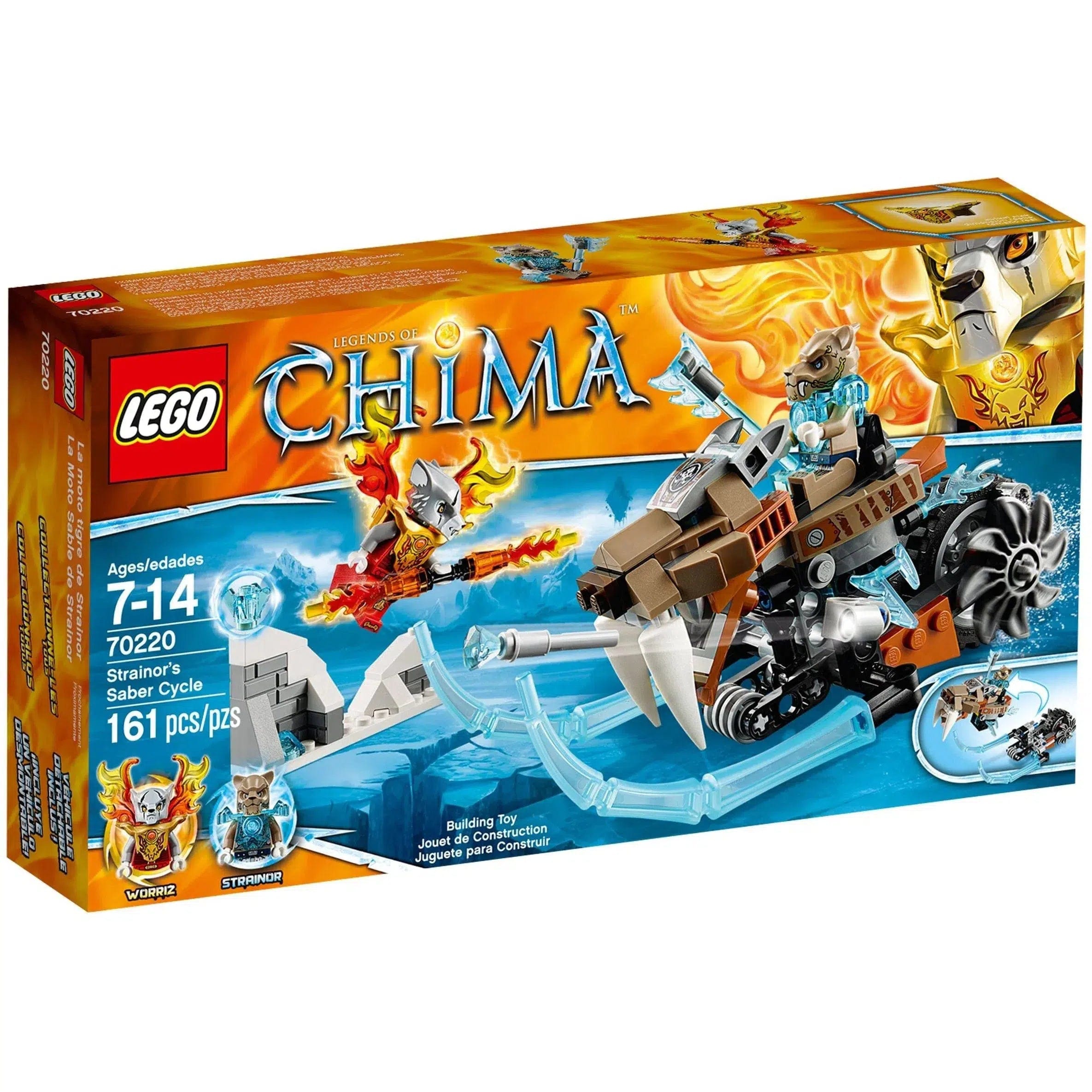 Promoting critical thinking LEGO challengesLEGO [Legends of Chima] - Strainor's Saber Cycle (70220)