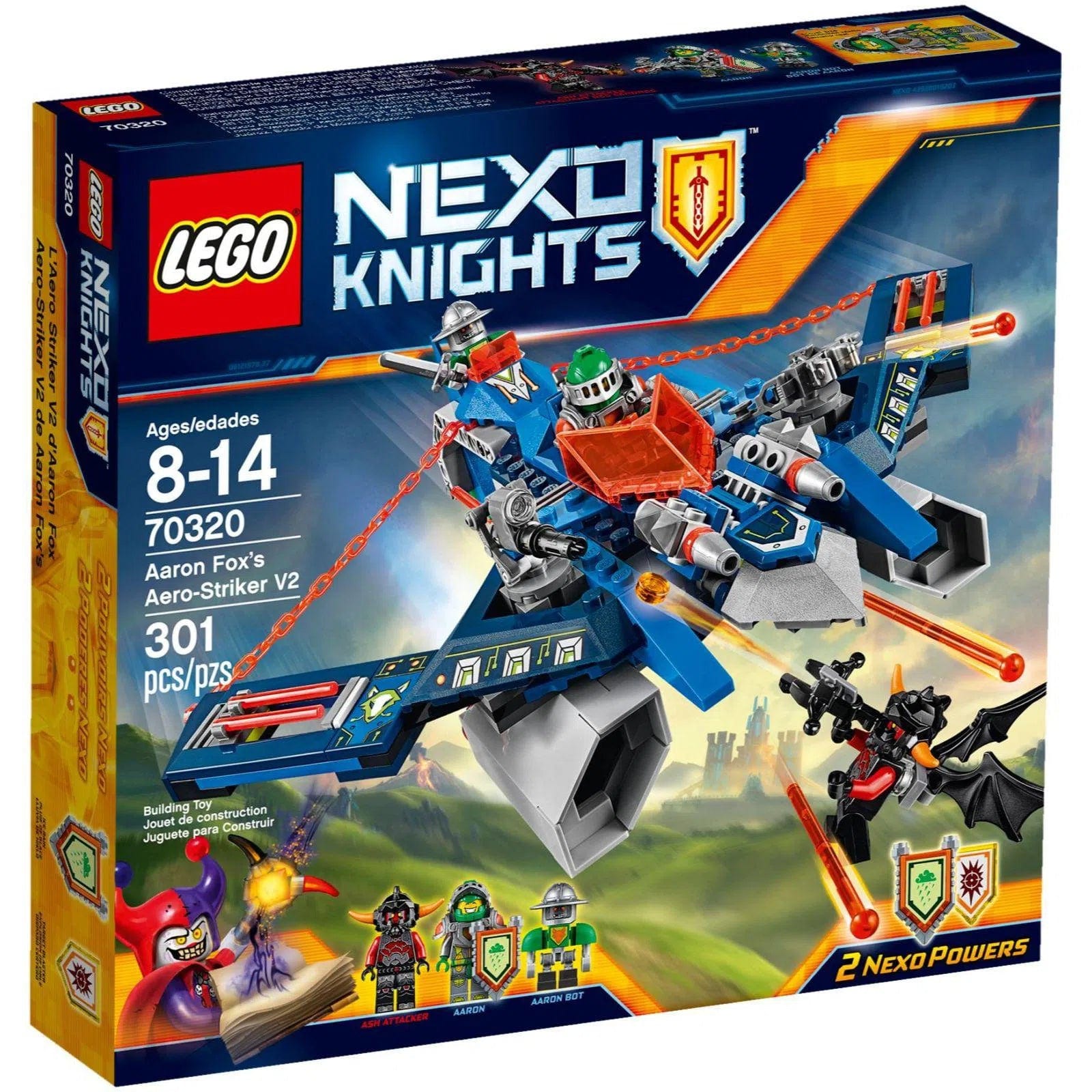 Inspiring problem-solving LEGO challengesLEGO [Nexo Knights] - Aaron Fox's Aero-Striker V2 (70320)
