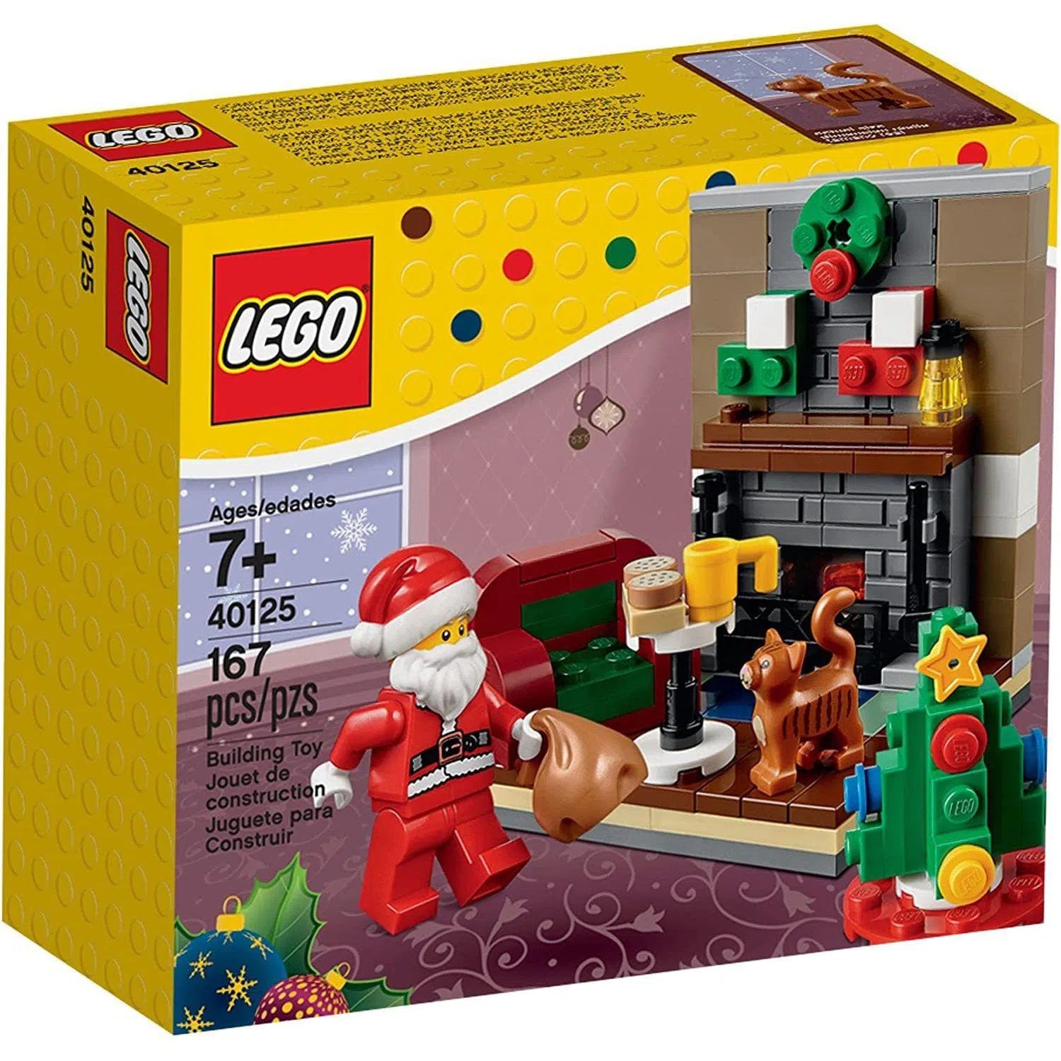 Offering interactive play LEGOLEGO [Seasonal: Christmas] - Santa's Visit (40125)