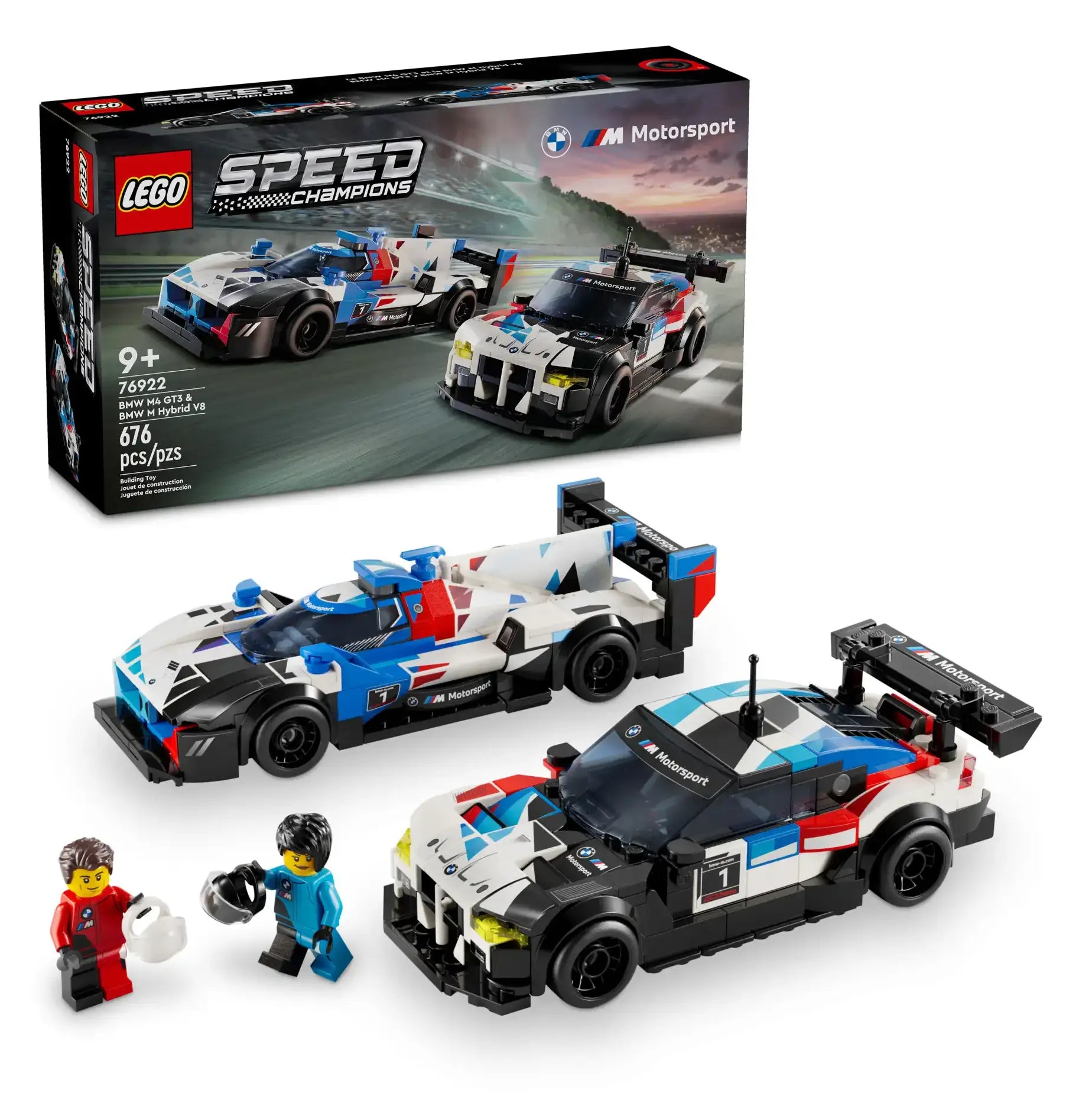 Endlessly replayable LEGO scenariosLEGO SPEED CHAMPIONS 76922 BMW M4 GT3 & BMW M Hybrid V8 Race Cars Endlessly replayable LEGO scenariosLEGO SPEED CHAMPIONS 76922 BMW M4 GT3 & BMW M Hybrid V8 Race Cars