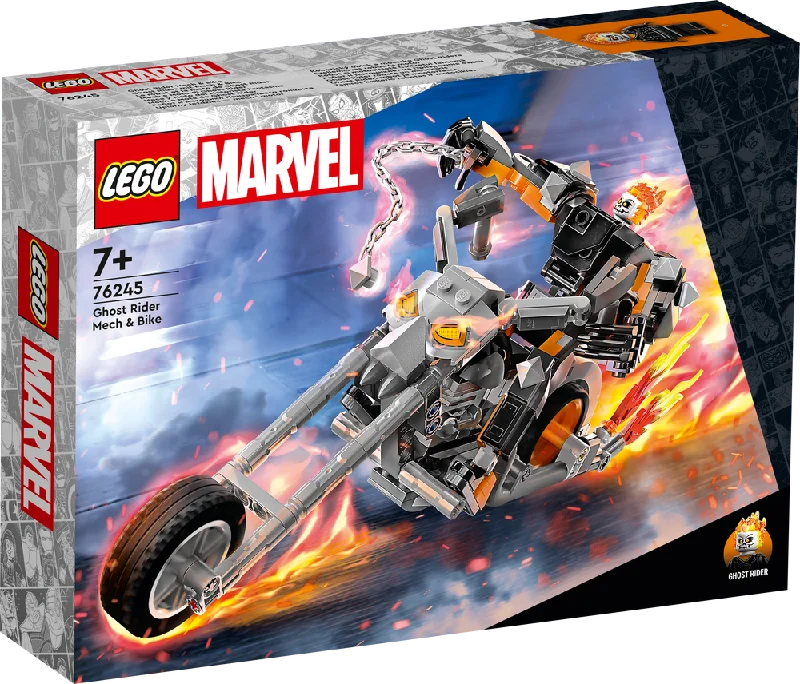 Adorable and charming LEGO charactersLEGO Super Heroes Ghost Rider Mech & Bike 76245