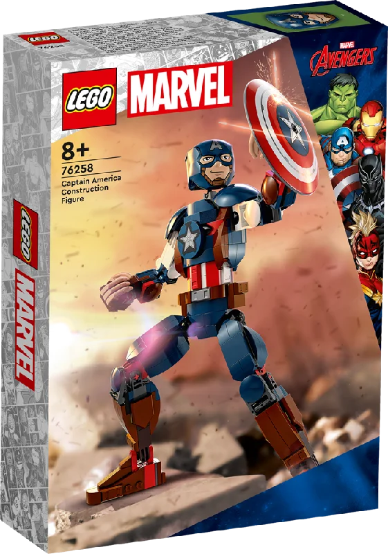 Family-friendly LEGO experiencesLEGO Super Heroes Marvel Captain America Construction Figure 76258 Family-friendly LEGO experiencesLEGO Super Heroes Marvel Captain America Construction Figure 76258