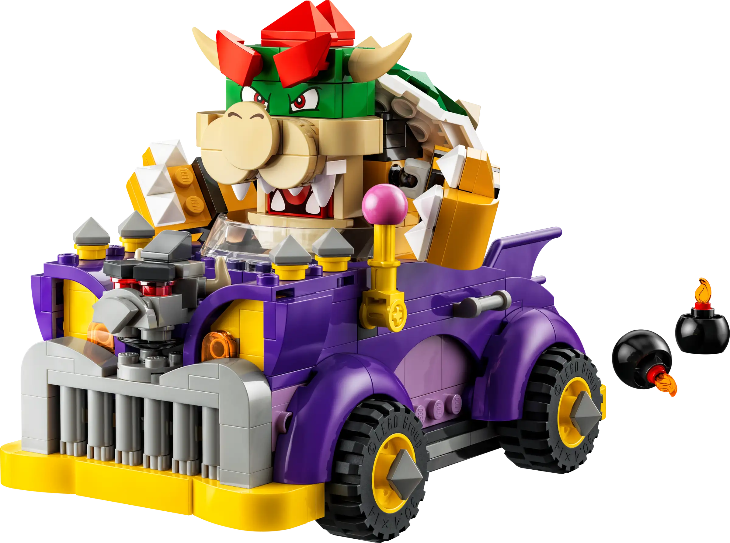 Intricately designed LEGOLEGO SUPER MARIO 71431 Bowser's Muscle Car Expansion Set