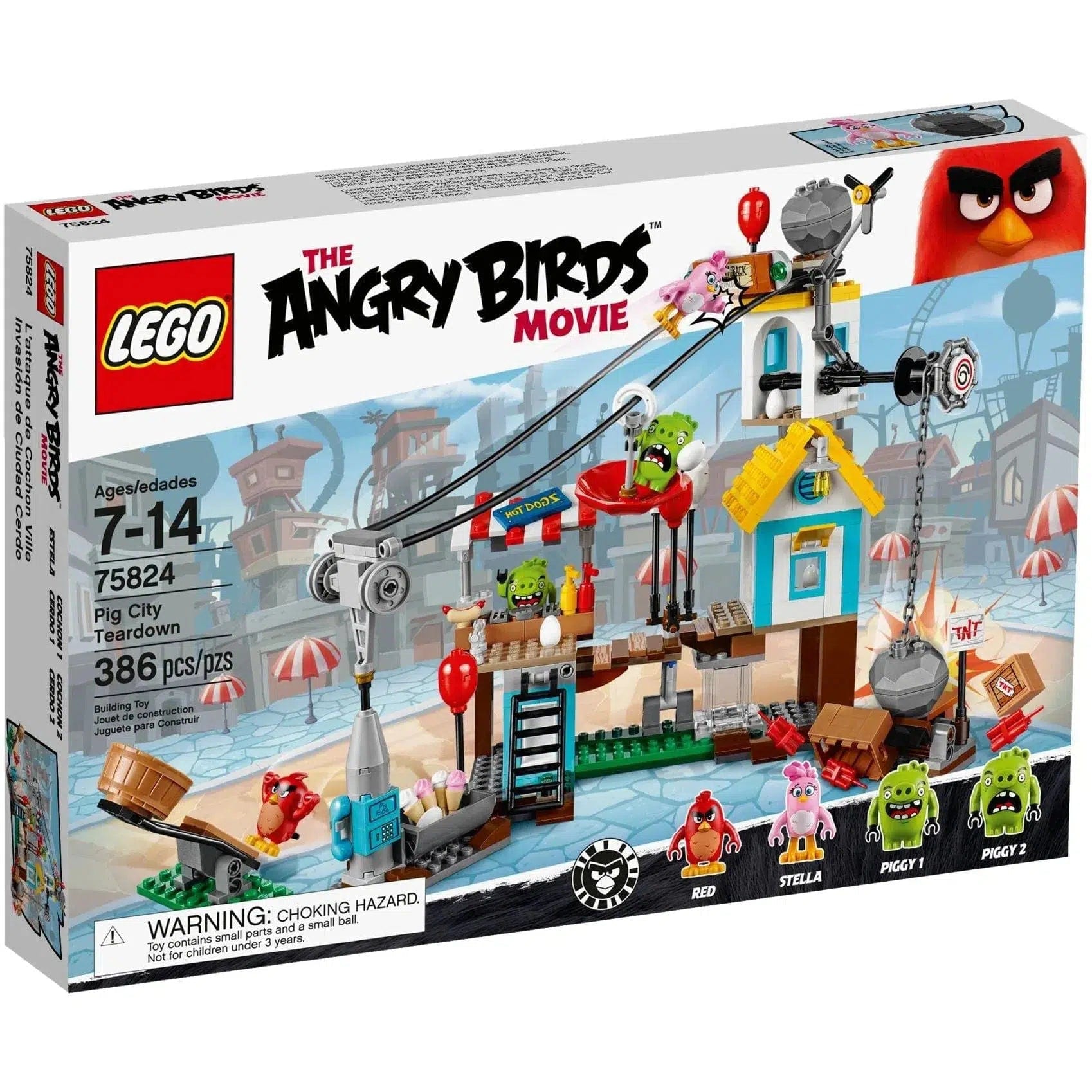 Encouraging exploration and discovery LEGOLEGO [The Angry Birds Movie] - Pig City Teardown (75824)