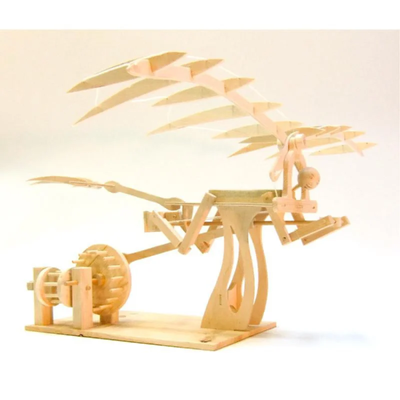 educational wooden toys                   Leonardo da Vinci ornithopter kit