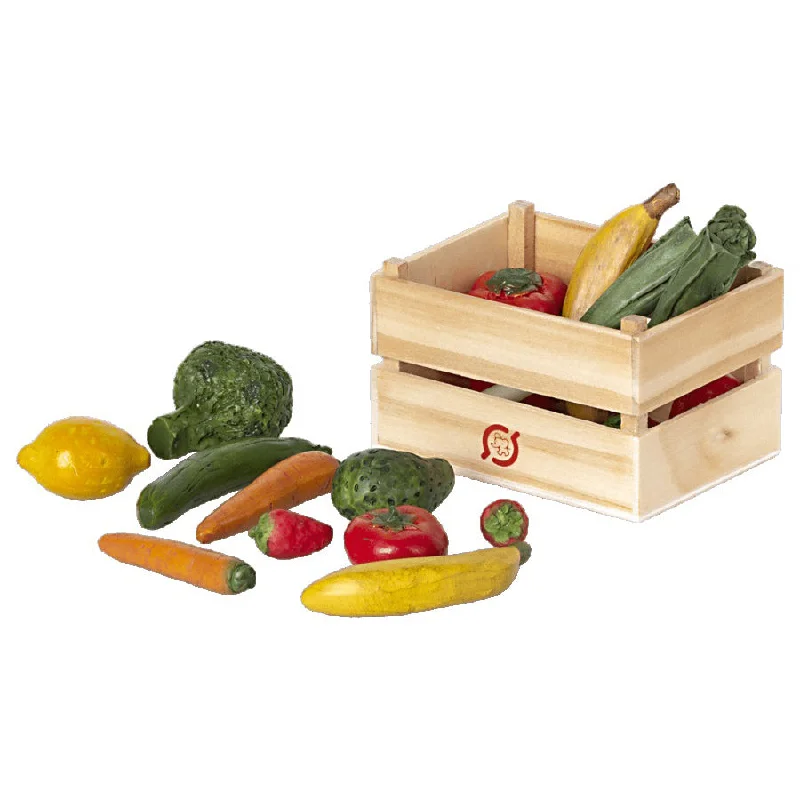 child-safe wooden toys                 Maileg Veggies and Fruits