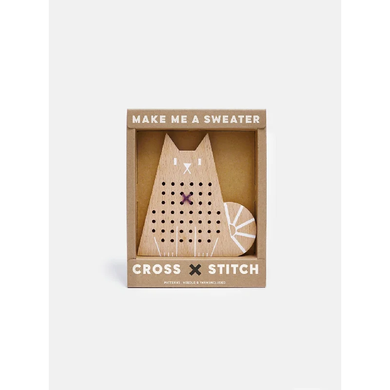sturdy construction wooden toys                   Moon Picnic Cross Stitch Friends - Cat