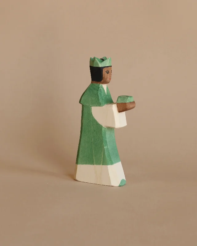 eco-conscious and sustainable wooden toys for children Ostheimer Green King With Crown (ships in approximately one week) eco-conscious and sustainable wooden toys for children Ostheimer Green King With Crown (ships in approximately one week)