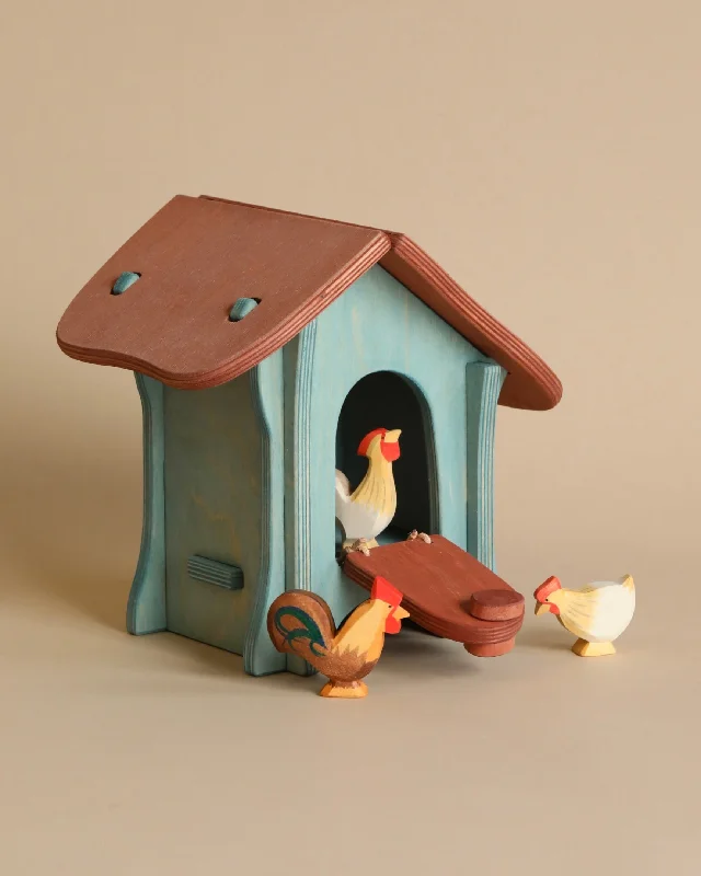 colorful wooden toys for toddlers             Ostheimer Hen House / Chicken Coop