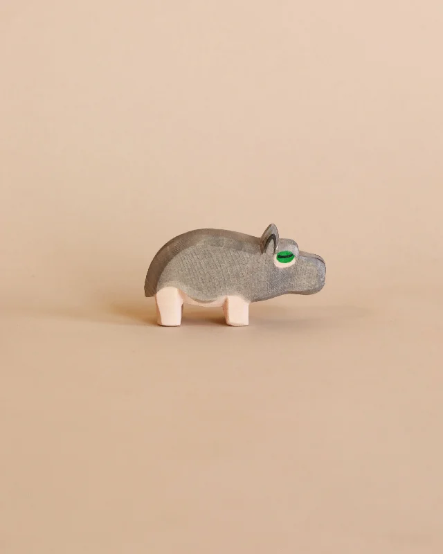 whimsical wooden toys                   Ostheimer Hippopotamus - Small