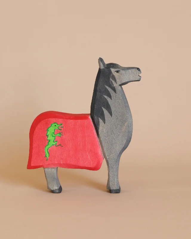 handcrafted wooden toys                  Ostheimer Horse for Black Knight