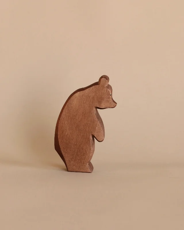 eco-conscious wooden toys                 Ostheimer Large Bear - Standing Head Low (ships in approximately one week)