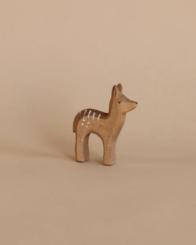 safe and durable wooden toys                   Ostheimer Red Deer - Fawn Standing