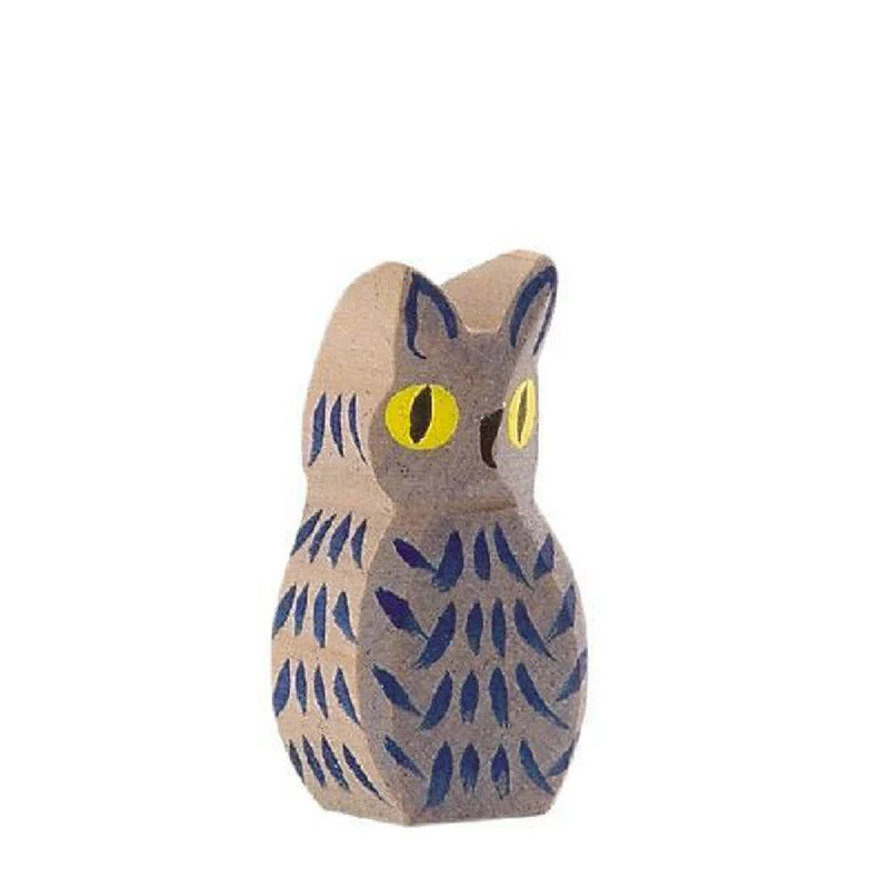skillfully made wooden toys               Ostheimer wooden blue owl