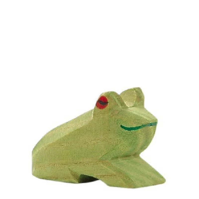 playful wooden toys                  Ostheimer wooden frog - sitting