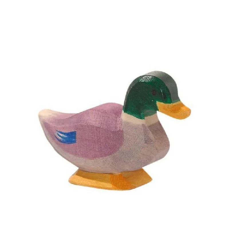 safe and non-toxic wooden toys that parents can trust                   Ostheimer wooden male duck