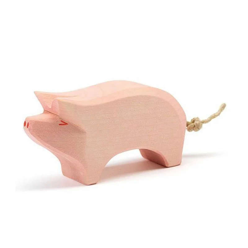 skillfully crafted wooden toys                   Ostheimer wooden pig