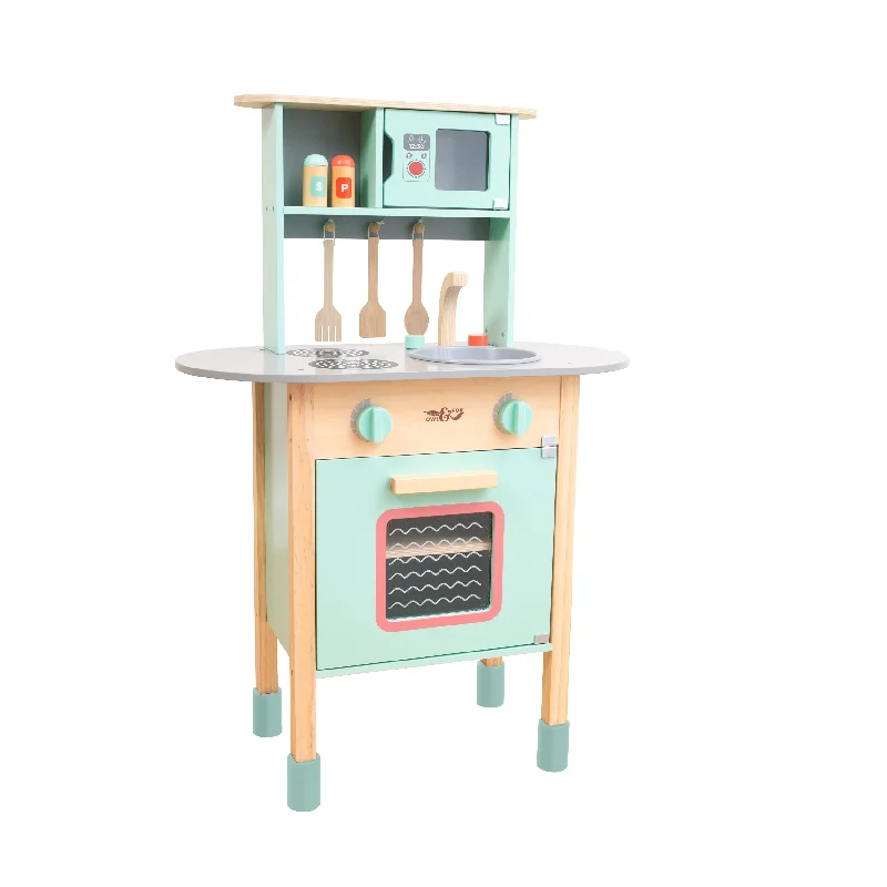 environmentally conscious wooden toys                 Owl & Fox Wooden Early Years Kitchen Set - FSC® certified