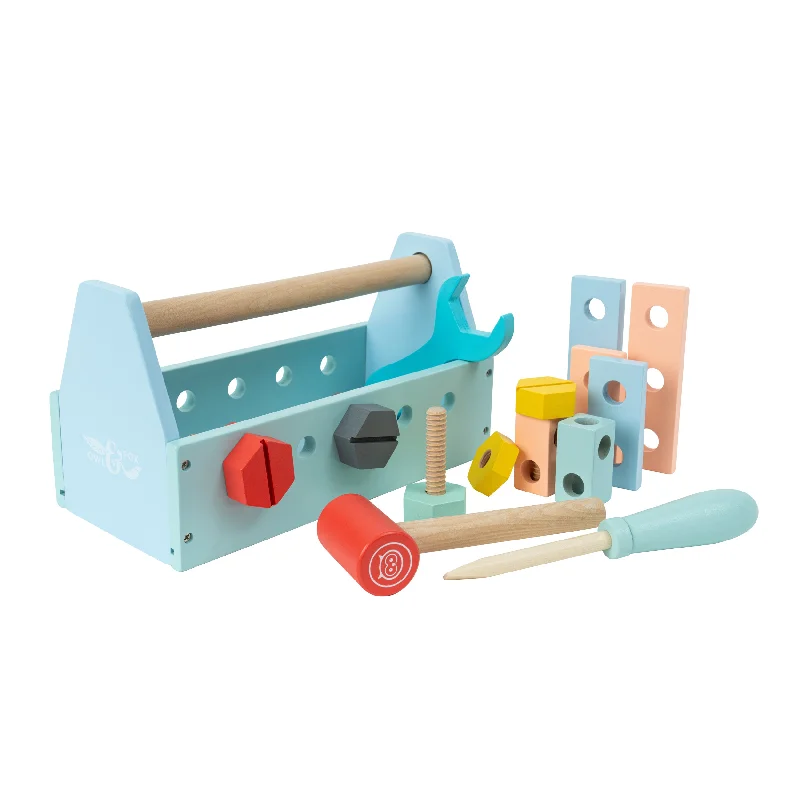 enchanting and magical wooden toys that spark the imagination Owl & Fox Wooden Tool Caddy - FSC® certified enchanting and magical wooden toys that spark the imagination Owl & Fox Wooden Tool Caddy - FSC® certified